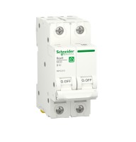 Автоматичний вимикач RESI9 Schneider Electric 10 А, 2P, крива В, 6кА (R9F02210)
