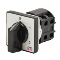 Переключатель CS 100 135 U 3P 100A "0-1-2" (Многопозиционный) Серо-черный ETI (004773055)