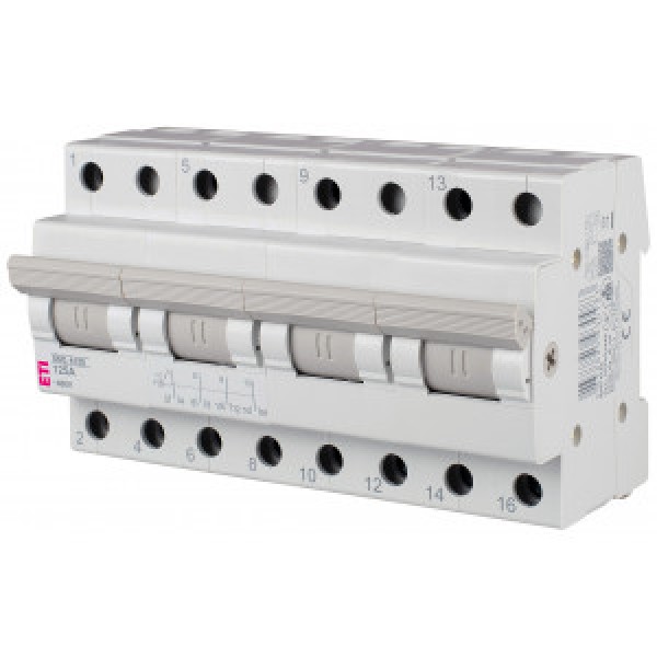 Переключатель нагрузки SSQ 4125 4 полюса 125А "1-0-2" ETI (002421449)