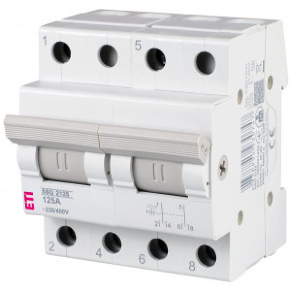 Перемикач навантаження SSQ 2125 2 полюси 125А "1-0-2" ETI (002421429)