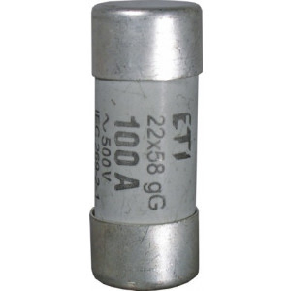 Запобіжник циліндричний CH 22x58 gG 500V 50A ETI (002640019)