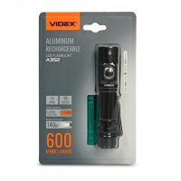 Портативний світлодіодний ліхтарик VIDEX 600Lm 5000K (VLF-A352)