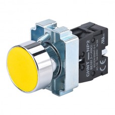 Кнопка NP2-BA51 без підсвітки жовта 1NO IP40 (573959)