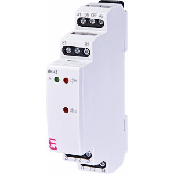Імпульсне реле з функцією "пам'ять" MR-42 UNI 12-240V AC/DC ETI (002470008)