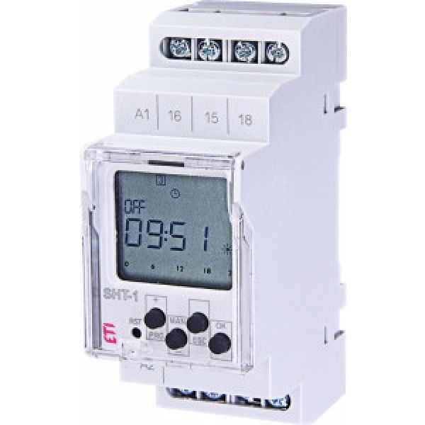 Программируемое цифровое реле времени SHT-1 UNI 12-240V AC/DC 1х16A ETI (002470051)