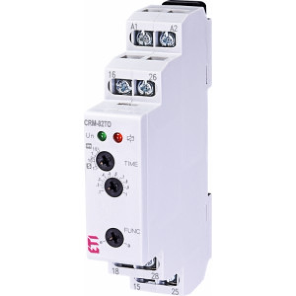 Реле задержки включения/выключения CRM-82TO 12-240V AC/DC 2х8A ETI (002470074)