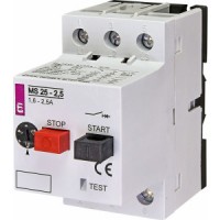 Автоматический выключатель защиты двигателей MS25-2,5 (0,75 – 1,1 kW, 1,6 – 2,5A) ETI (004600070)