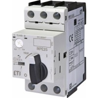 Автоматический выключатель защиты двигателей MPE25-0,63 (0,12 kW, 0,4 – 0,63A) ETI (004648004)
