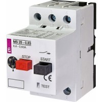 Автоматический выключатель защиты двигателей MS25-0,63 (0,12 kW, 0,4 – 0,63A) ETI (004600040)