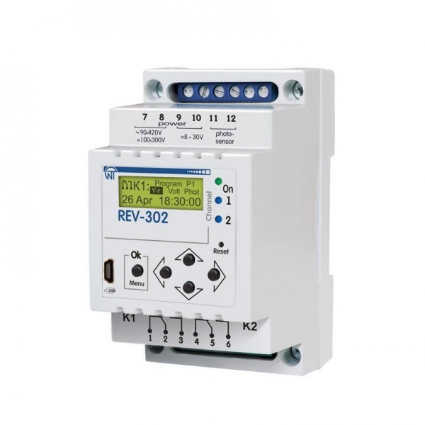 Многофункциональное реле времени REV-302 (NTRV30200)