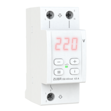 Реле напряжения ZUBR D2-63 red