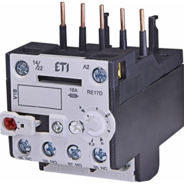 Теплове реле RE17D-6,3 (4-6,3А) ETI (004641407)