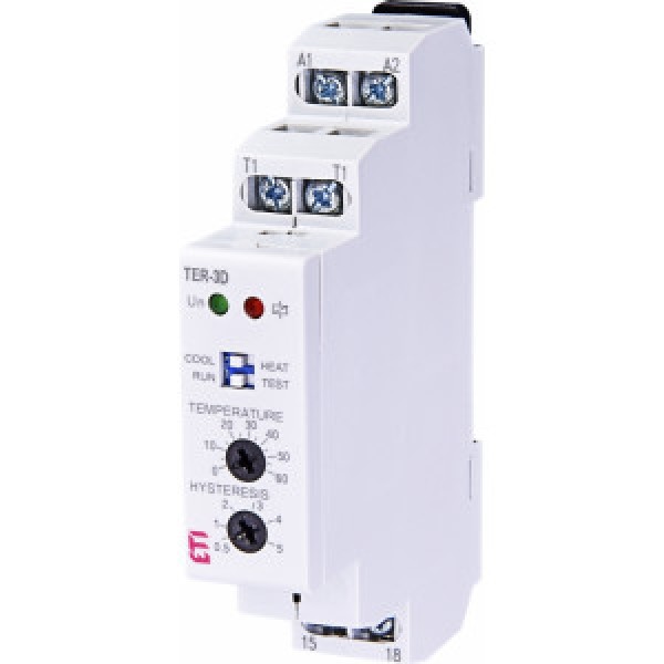 Термостат TER-3D (0 ...+60) 24-240V AC/DC (1х16A) ETI (002471843)