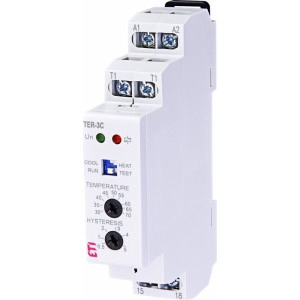 Термостат TER-3C (-30 ...+70) 24-240V AC/DC (1х16A) ETI (002471802)