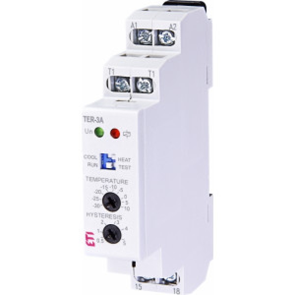 Термостат TER-3A (-30...+10) 24-240V AC/DC (1х16A) ETI (002471801)