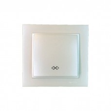 Выключатель одноклавишный промежуточный, Mono Electric, DESPINA (жемчужина) (102-252525-112)