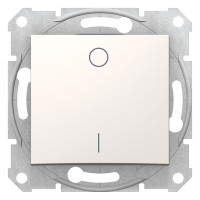 2-х полюсный одноклавишный выключатель Sedna Schneider Electric слоновая кость (SDN0200123)