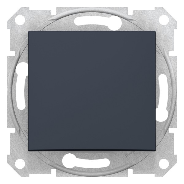Одноклавішний перемикач Sedna Scnheider Electric графіт (SDN0400170)