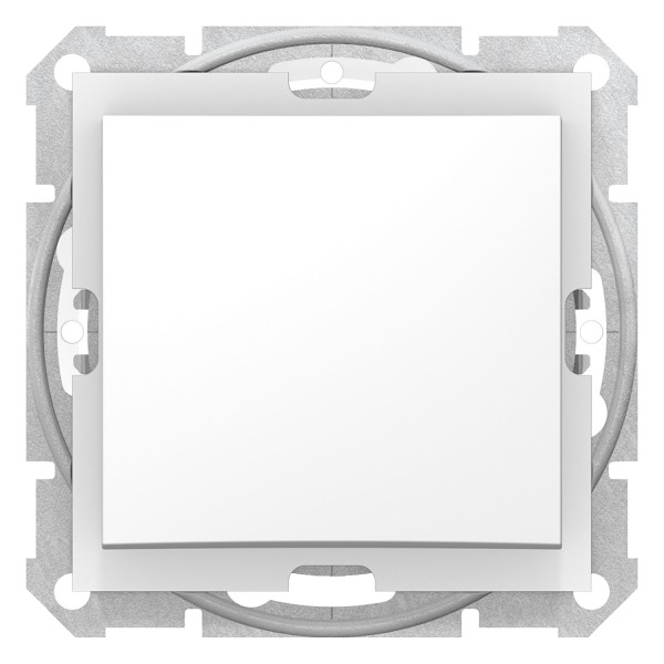 Одноклавишный переключатель Sedna Schneider Electric ip44 белый (SDN0400521)