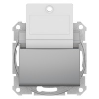 Картковий вимикач Sedna Scnheider Electric алюміній (SDN1900160)