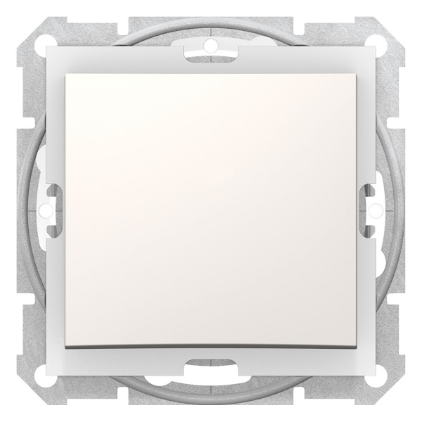 Одноклавишный выключатель ip44 Sedna Schneider Electric слоновая кость (SDN0100323)