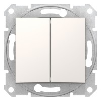 Двухклавишный выключатель Sedna Schneider Electric слоновая кость (SDN0300123)