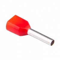 Наконечник трубчатый для двух проводов с нейлоновой изоляцией 2*1/10 (RE11104)