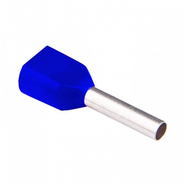 Наконечник трубчатый для двух проводов с нейлоновой изоляцией 2*2.5/10 (RE11107/a)