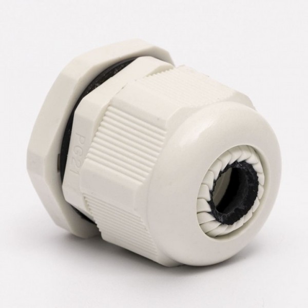 Кабельный ввод PG 21 серый (502706)