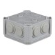 Розподільна коробка 90Х90Х52 IP55 з сальник гумовий (PLK4010850)