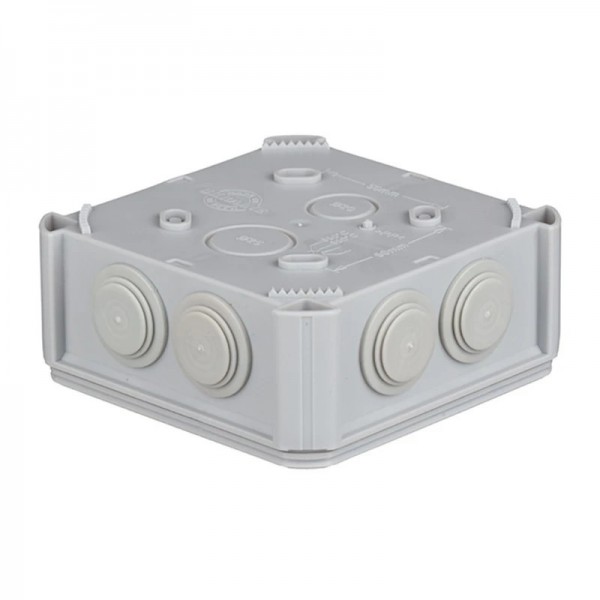 Распределительная коробка 114Х114Х57 IP55 с сальником резиновым (PLK6010850)