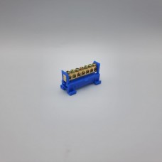 Шина нульова для кріплення на DIN-рейку 7 отв. (502890с)