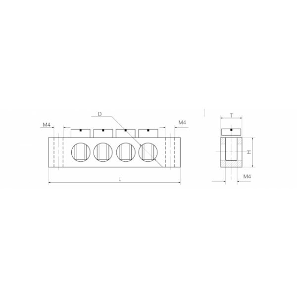 Шина нулевая 18/2 6х9 TAKEL (502929)