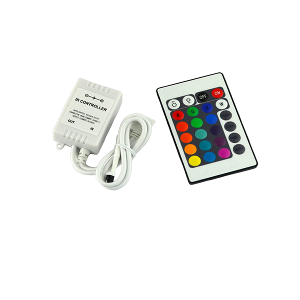 Контролер RGB PROLUM інфрачервоний (IR, 24 кнопки 6A) (402009)