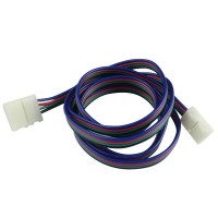 Коннектор PROLUM™ для LED ленты 10 мм, RGB + 2 зажима (503008)