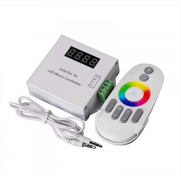 Контролер SMART RGB PROLUM Музичний (6 кнопок; RF; WS2811;WS2812) (402020)