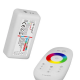 Контролер RGB + W PROLUM (RF; 5K; сенсорний; 24A; Білий) (402027)