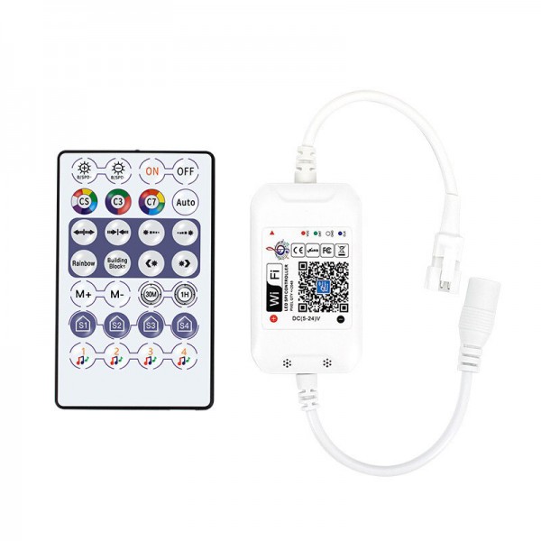 Контролер SMART RGB PROLUM (Wi-Fi; IR 28 кнопок; 12A) (402039)