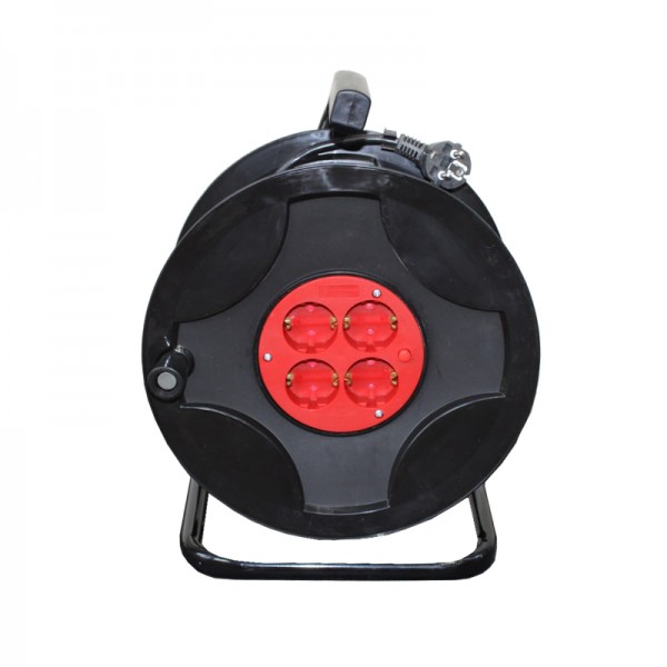 Подовжувач на котушці із заземленням 30 м 4 гнізда (EH-ESR30)