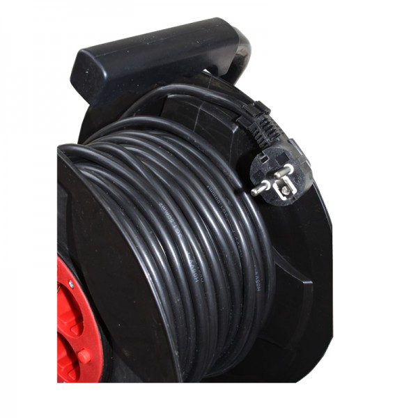 Подовжувач на котушці із заземленням 30 м 4 гнізда (EH-ESR30)