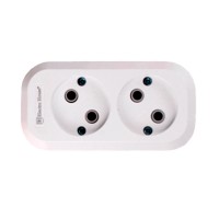 Колодка двомісна без заземлення (EH-2128)