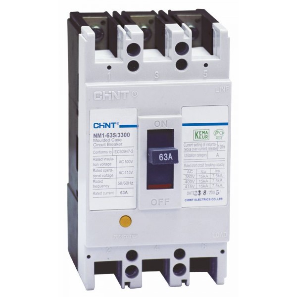 Автоматичний вимикач корпусний NM1-63S/3300 25A (126679)