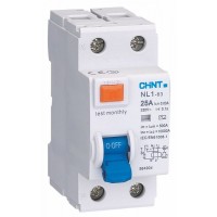 Диференціальний вимикач (ПЗВ) Chint NL1-63 2P 40A 100mA AC 6kA DB (200216)