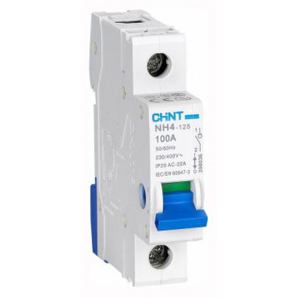 Вимикач навантаження Chint NH4-125 1P 80A DB (398109) (398109)