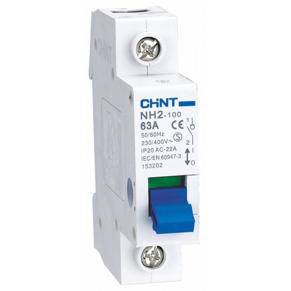 Вимикач навантаження Chint NH2-125 1P 100A (401012)