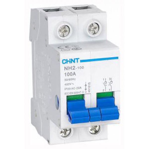 Вимикач навантаження Chint NH2-125 2P 125A (401049)