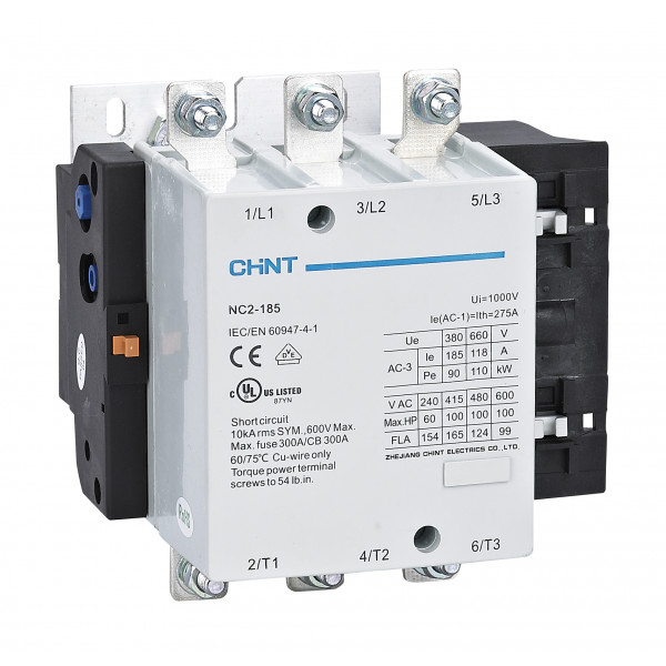Контактор змінного струму NC2-185 220V 50Hz (236408)