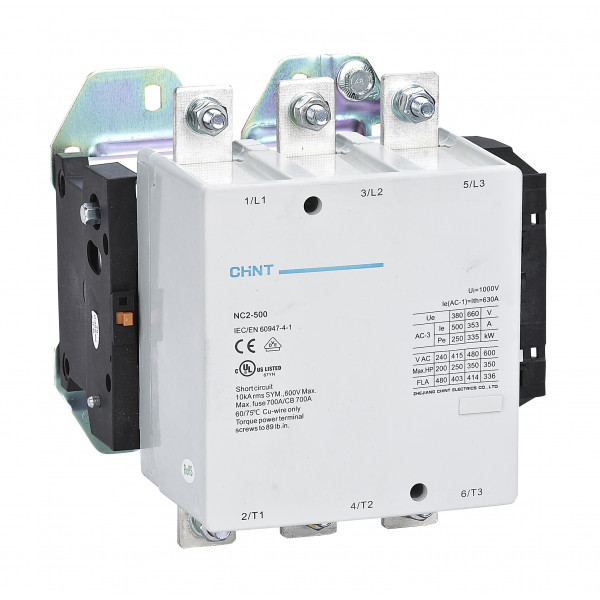 Контактор змінного струму NC2-500 400V 50Hz (235532)