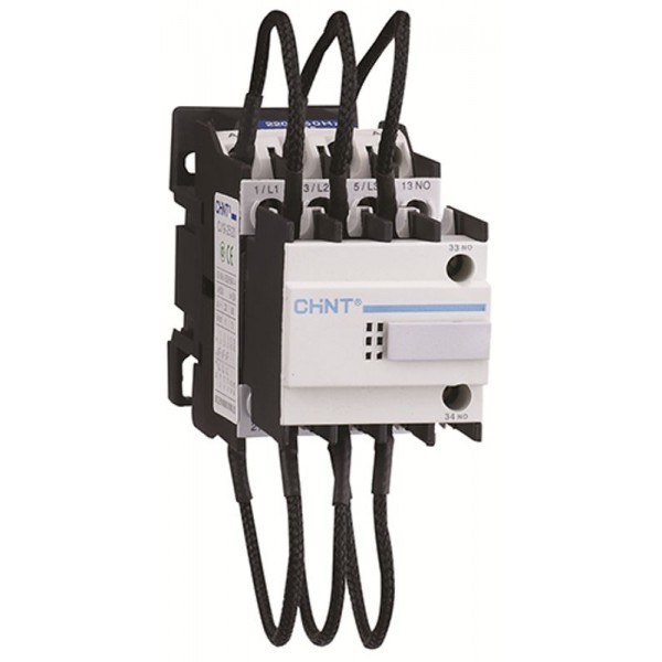 Контактор для КУ CJ19-95/12 400V 50Hz 50kVAr 1NO+2NC (244179)