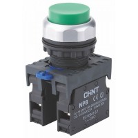 Кнопка виступаюча NP8-GN/1 Білий (МК) (578093)